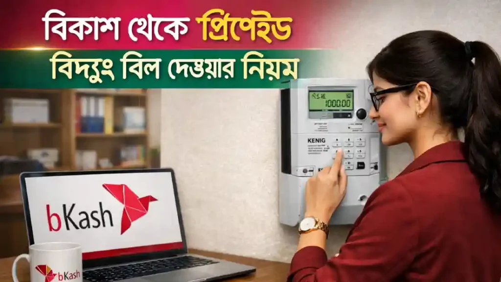 বিকাশ থেকে বিদ্যুৎ বিল দেওয়ার নিয়ম