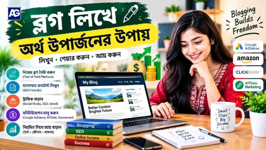 ব্লগ লিখে অর্থ উপার্জনের উপায়