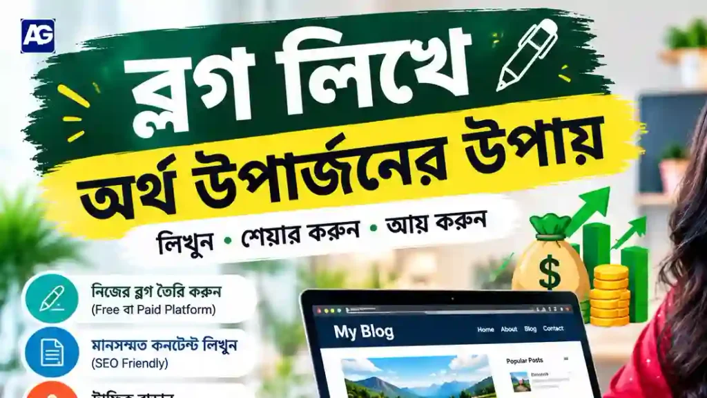 ব্লগ লিখে অর্থ উপার্জনের উপায়