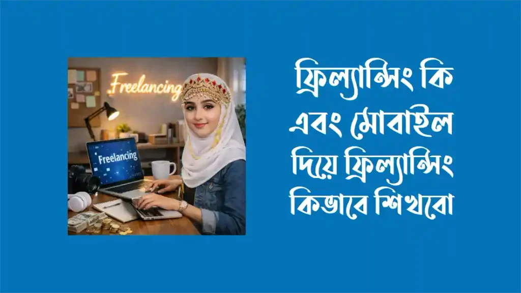 মোবাইল দিয়ে ফ্রিল্যান্সিং কিভাবে শিখবো