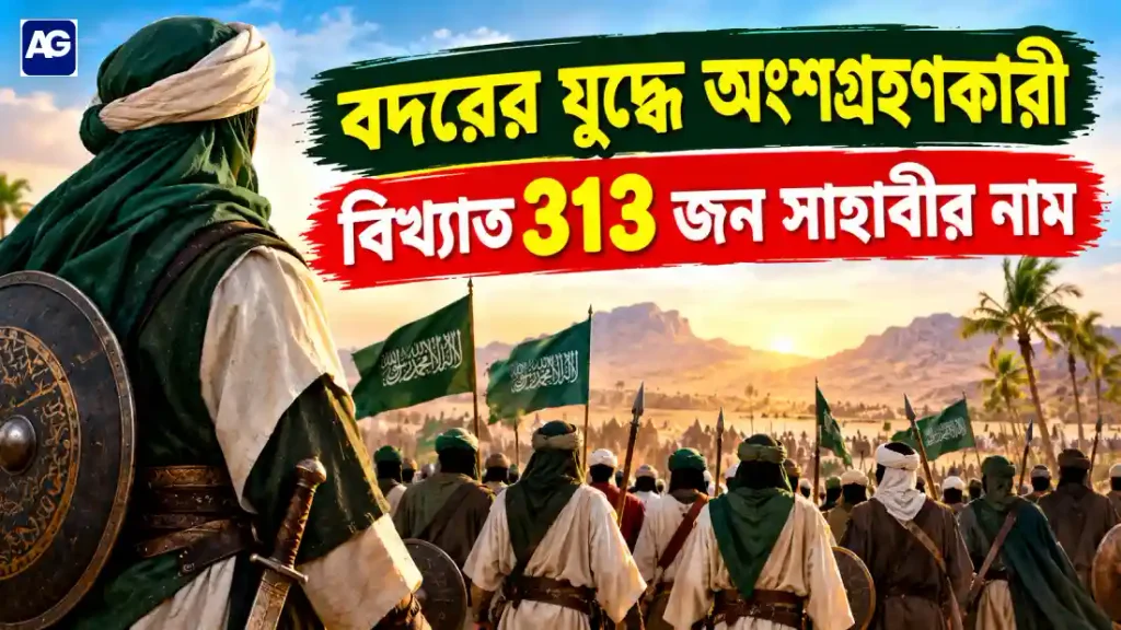313 জন সাহাবীর নাম