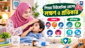 শিশুর নিউমোনিয়া রোগের লক্ষণ ও প্রতিকার
